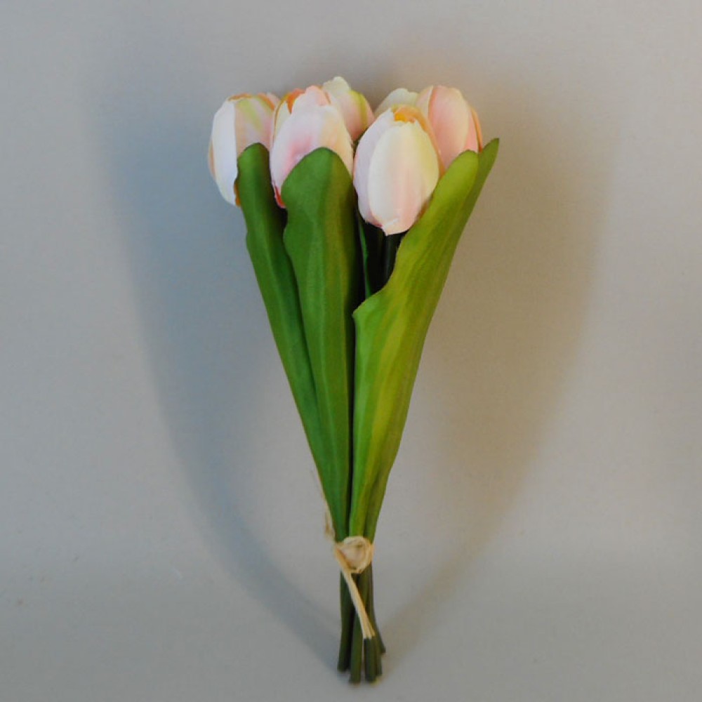 Artificial Tulip Bunch Pink 27cm Artificial Flowers